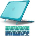 Macbook Pro 15 Retina CaseStrongCase [Heavy Duty][Dual Layer] Hard Case Cover with Plastic Bumper for Apple Macbook Pro 15.4 with Retina Display (Compatible with A1398 2012-2015 Release) - Blue