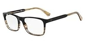 Emporio Armani Optical Frames Frame Brown/TR Striped Beige with Demo Lenses