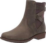 Teva Womens womens Ellery Ankle Waterproof Boots, Dark Olive, 6