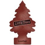 Little Trees Air Freshener Tree MTR0016 Leather Fragrance For Car Home Boat Caravan - Single Pack