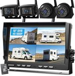 ZEROXCLUB 10'' 1080P Wireless Backu