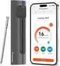 Meatmeet S Pro Bluetooth Wireless Meat Thermometer, 1 Ultra-thin Probe with 6 Sensors, Smart APP Monitoring, IP69 Waterproof, Digital Cooking Thermometer for Kitchen, Air Fryers, Oven, BBQ, Grill