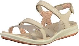 Ecco Women's Cruise II Sandal, Gravel/Gravel/Rose Dust, EU 39/US 8-8.5