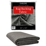 DABLINE 2m x 3m Non Slip Rug Pad for Tufting and Rug Making, Thick and Grippy Backing Fabric