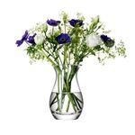 LSA International Flower Posy Vase H 17.5 cm Clear| 1 Unit | Mouthblown and Handmade Glass | FW02