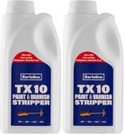 Bartoline TX10 Paint and Varnish Stripper 1L – Extra Strong, Non-Caustic Paint Remover for Wood, Metal & More (Pack of 2)