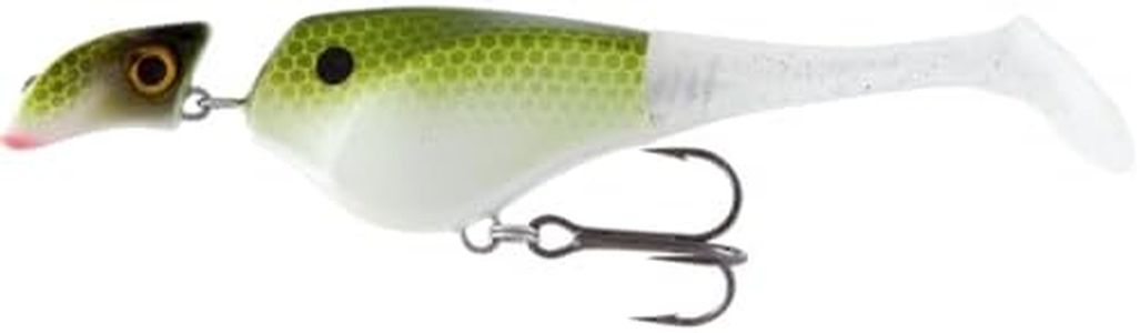 Headbanger Shad 4.5 Inch Suspending Crankbait (2/5 oz) – Patented Erratic Headbanging Swim – Cold Water Bass Fishing Lure – Stay Motionless in Strike Zone (1.5-6 ft)