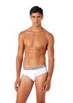 Emporio Armani Men's 2-Pack Endurance Brief Boxer, Black/White, XL (Pack of 2)