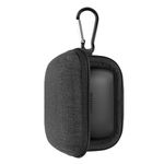 Geekria Shield Earbuds Case Compatible with Jabra Elite 10, Elite 10 Gen 2, Elite 75t, Elite 65t True Wireless Earbud, Replacement Hard Shell Travel Carrying Bag with Cable Storage (Grey)