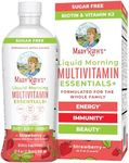 Immunity Daily Liquid Multivitamin w/Organic Elderberry by MaryRuth's (Strawberry) Organic Whole Food Blend- Vitamin A B C D3 E Trace Minerals & Amino Acids 100% Vegan - Men Women Kids 0 Sugar 32oz