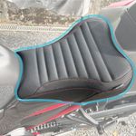 Midimttop Touring Soft Waterpfroof Leather Front Driver Seat,Rear Passenger Seat Cushion Seat Pad Rear Pillion Seat fit for Ka-wa-sa-ki Z900 Z-900 2017 2018 2019 2020 2021 2022 2023 (Front Seat-Black)