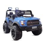 SHAKYA WORLD POBO Battery Operated Jeep for Kids Ride on with Music & Light Electric Car Jeep, Blue