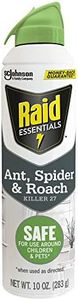 Raid Essentials Ant Spider, and Roach Killer Aerosol Spray, Child & Pet Safe, Kills Insects Quickly, for Indoor Use, 10 oz