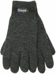 Bonnin Men's 3M Black Thinsulate Thermal Lined Winter Gloves (M/L)