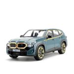 COCOBLINC 1 24 BMW Xm Model Car Sports Car Exclusive Alloy Metal Pull Back Die-Cast Car Diecast Metal Pullback Toy Car with Openable Doors & Light Music Toys for Kids - Sky Blue