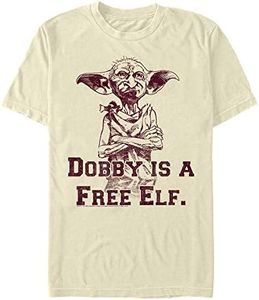 Warner Bros Harry Potter Men's T-Shirt, Natural, 3X-Large