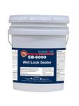 SEK Surebond SB-6000 P Wet Look Sealer Water-Based, Water-Based Polymer Blend Resin, Darkening