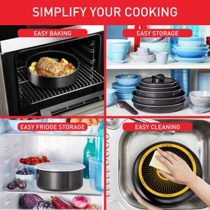 Tefal Ingenio 13-Piece Cookware Set – Non-Stick Stackable Pans
