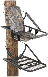 Guide Gear Extreme Deluxe Climbing Tree Stand for Hunting with Seat and Foot Platform, Deer Hunting Accessories