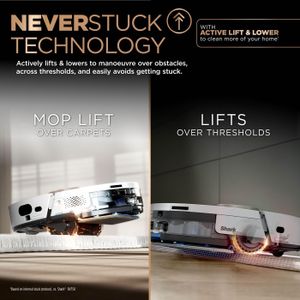 Shark PowerDetect Robot Vacuum Mop – White