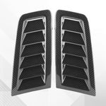 WODHMIEY 2 Pcs Car Bonnet Vents,Bonnet Air Vents fit for Installed at Front Bonnet Vent or Use As a Decorative Piece.RS MK2 Style Make your car more beautiful (Carbon Fiber a Pair)