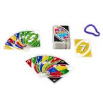 Mattel Games UNO H20 to GO, water resistant cards game, to take to the beach and to snow holidays, extra durable 108 cards, ages +7, P1703