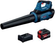 Bosch GBL18V-450N18 PROFACTOR™ 18V Blower Kit with High-Performance Axial Fan, 450 CFM Air Flow, and 123 MPH Air Speed for Heavy-Duty Debris Clearing (Includes: Blower, 8Ah Battery, Charger)
