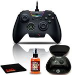 Razer Wolverine Ultimate Wired Gaming Controller (Black) Bundle with 6Ave Cleaning Kit - for PC, Xbox One, and Xbox Series X