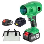 TOMAHAWK® THB-3800 Cordless Turbo Blower with 20V 3.0Ah Battery, GS & CE Certified, Air Flow Speed 200km/hr, LED Light & Battery Indicator