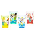 Zak Designs CoComelon Nesting Tumbler Set Includes Durable Plastic Cups with Variety Artwork, Fun Drinkware is Perfect for Kids (14.5 oz, 4-Pack, Non-BPA)