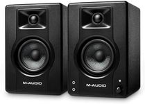 M-Audio BX3 3.5" Studio Monitors, HD PC Speakers for Recording and Multimedia with Music Production Software, 120W, Pair, Black