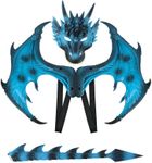 Himine Dragon Wings Props Cosplay W