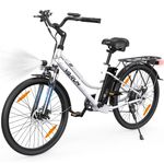 VARUN Electric Bike 26 inch, City Electric Bicycle with 48V Removable Li-Ion Battery, LCD Display, E Bike for Men Women with 4 Riding Mode, Range 55-80KM, Commuter Electric Bikes for Adult