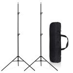 Maxztill 7Ft Portable Lighting Stand 2PCS Light Stand for Photography Photo Video Tripod Stand with Carry Bag for Photographic Portrait,Flash,Softbox,Umbrella,Camera