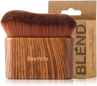 BeeYoYe Self Tanner Brush - Tanning Brush for Self Tan,Tanning Mitt Bronzer Brush for Self Tanner, Kabuki Body Leg Makeup Brush for Self Tanning Mousse