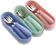 Baby Fork and Spoon 3 Set,Toddler U