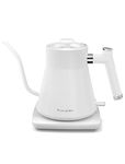 ECORELAX Gooseneck Electric Kettle with Temperature Control,1200W Electric Tea Kettle, 34oz Pour Over Electric Kettle for Coffee & Tea (White-2)