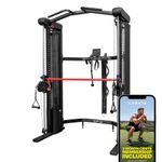 Inspire Fitness Home Gym Functional Trainer with Selectorized Smith Bar - Compact Home Workout Machine with Accessories and 2 x 165 lb Weight Stacks