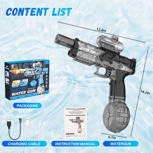 Electric Water Gun 2-Pack – 500ml High Capacity Water Blasters