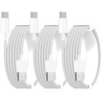 [Apple MFi Certified] iPhone 16 Car Carplay Cable Fast Charging Cable, 3Pack 6ft 60W USB A to USB C Nylon Braid Cord Screen Data Sync for iPhone 16 Pro/15 Pro Max/16 Plus,iPad Pro, Air, Mini, iPad10