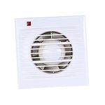 Housoutil Wall Mount Exhaust Fan Wall Mounted Fans Ventilation Fan Garage Exhaust Fan Exhaust Fans Ventilation Extractor Exhaust Fan Wall Exhaust Fan Wall Fan Floor Vents Electric Sash White