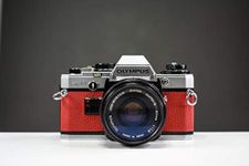 Olympus OM10 35mm Film Camera Red L