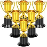 WINKIO Mini Trophies, 6 Pack Gold T