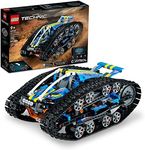 LEGO Technic App-Controlled Transformation Vehicle 42140, Off Road Remote Control Car, Building Car Kit That Flips, 2in1 RC Truck and Race Car Toy, Great Gift for Boys, Girls, Kids Who Love RC Cars