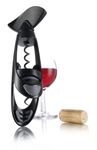 Vacu Vin Twister Corkscrew with Bottle Grip - Black