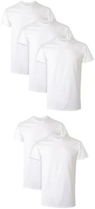 Hanes Men's 5-Pack X-Temp Comfort Cool Crewneck Undershirt, White, Large