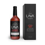 LAVA All Natural San Marzano Bloody Mary Mix Craft Cocktail Mixer, Low Calorie, Low Carb, Vegan, Gluten Free, Low Sodium, 1-Liter Glass Bottle (1 Pack)