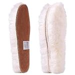 Ailaka Women's Australian Sheepskin Shoe Insoles, Super Thick Premium Warm for Winter & Autumn