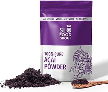 Slofoodgroup Freeze Dried Açaí Powder - Pure Acai Powder from Brazil (3 oz. Açaí), Acai Fruit Powder