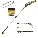 DEWALT DCMPS567N 18v XR Brushless Pole Saw Chainsaw Pruner Split Shaft + Chain